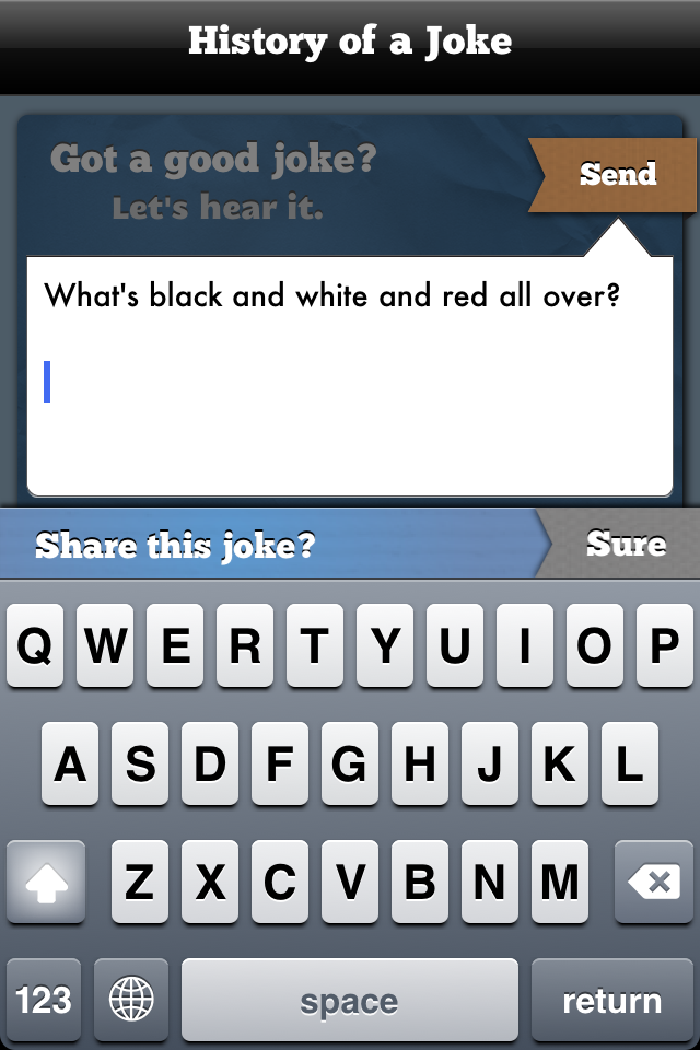 History of a Joke