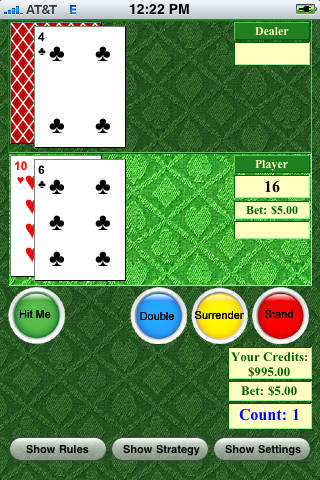 Blackjack on myHIP