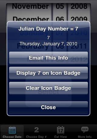 Allow user to enter the year for Julian to Gregorian conversion.