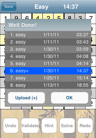 Sudoku (Full Version) free app screenshot 3