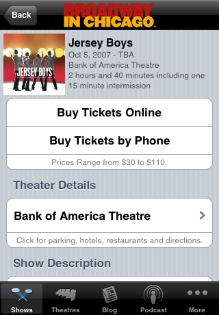 BIC Theatre free app screenshot 3