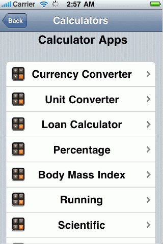 Calculator Collection Free BA.net free app screenshot 4