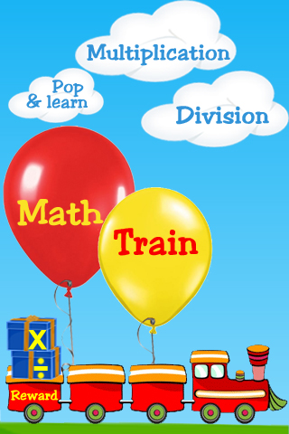 Math Train Free - Multiplication Division for Kids free app screenshot 1