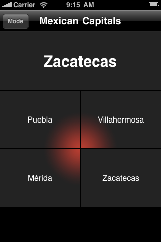 Mexican Capitals Flashcards FREE free app screenshot 2