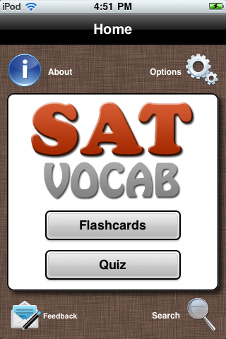SAT Vocab Cards free app screenshot 1