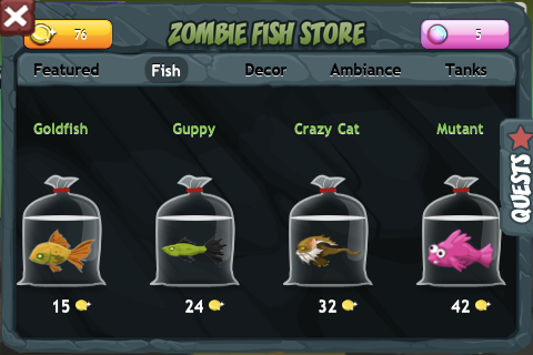 Zombie Fishies by PlayMesh free app screenshot 4