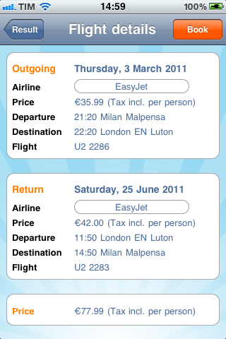 Low Cost Flights free app screenshot 4