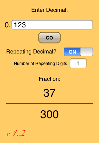 Decimal To Fraction free app screenshot 4