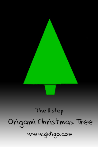 An Origami Christmas Tree  Learning Experience free app screenshot 1