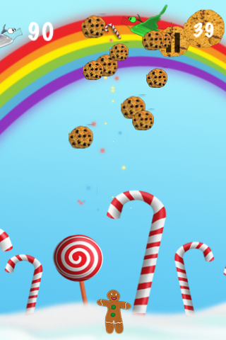 Gingerbread boy's Christmas dream LITE free app screenshot 3