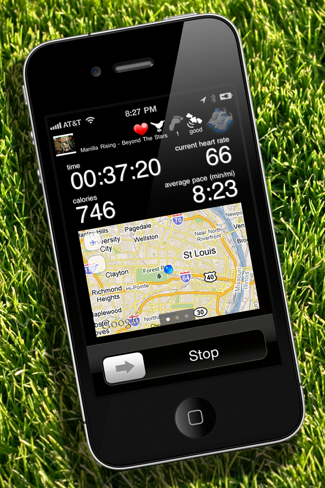 LogYourRun Free - running GPS pedometer free app screenshot 2