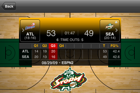 WNBA Center Court free app screenshot 4