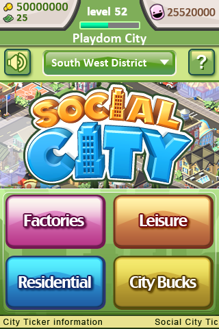 Social City free app screenshot 1