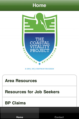 The Coastal Vitality Project free app screenshot 1