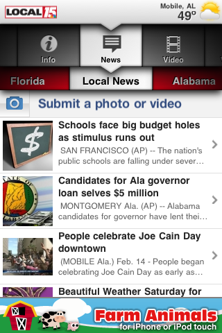 Local 15 Mobile Local News free app screenshot 1