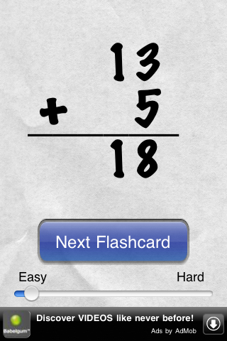 Awesome Flashcard Addition FREE free app screenshot 4