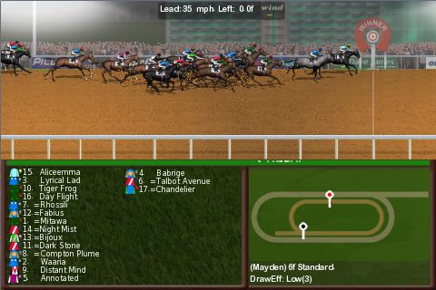 Horse Racing World FREE (Flat edition) free app screenshot 1
