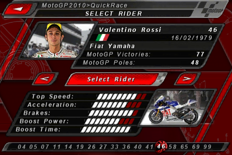 MotoGP 2010 Lite free app screenshot 4