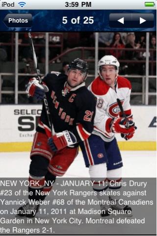 Official New York Rangers free app screenshot 3