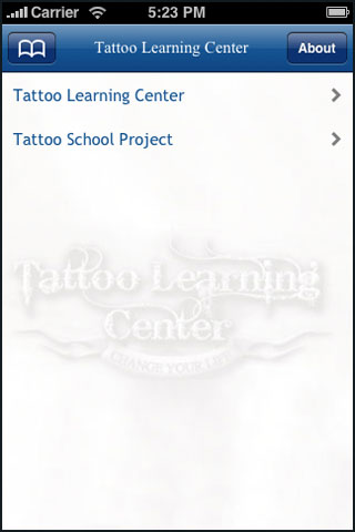 Tattoo Learning Center free app screenshot 2