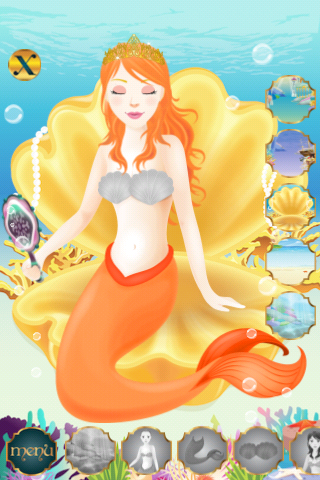 Mermaid Dress Up Lite free app screenshot 4