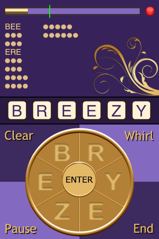 Whirly Word (Free) free app screenshot 1