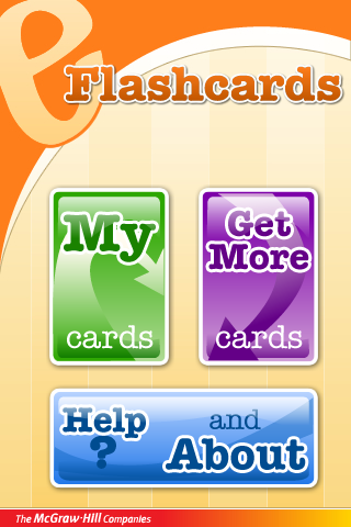 McGraw-Hill K-12 eFlashcards free app screenshot 1