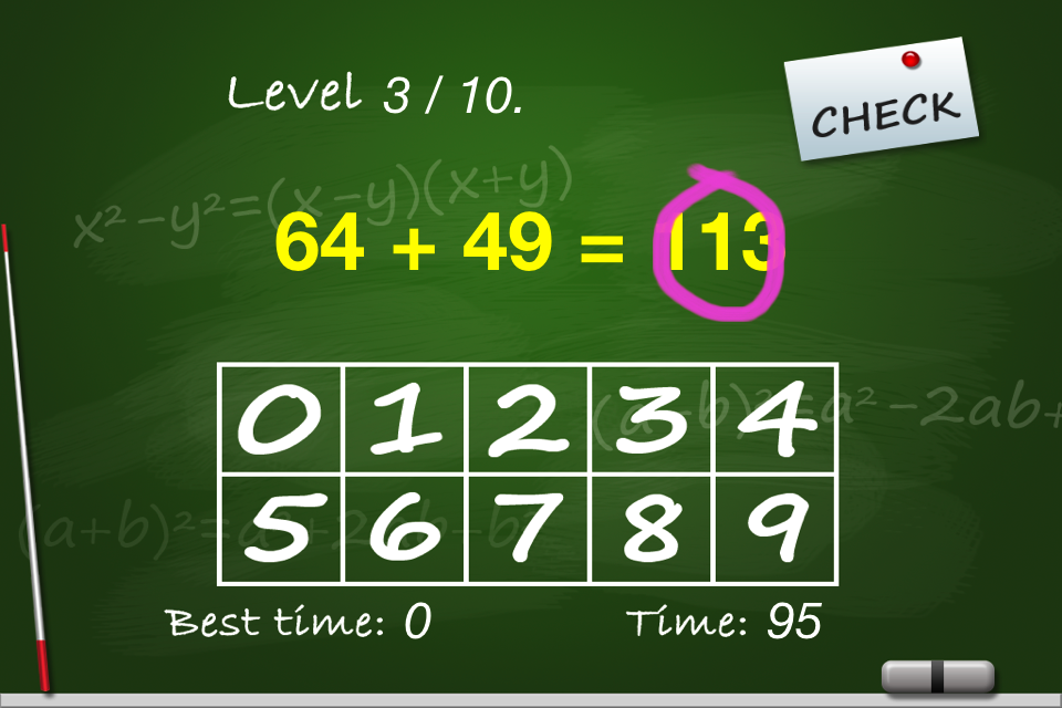 InnerCalc Math Algebra Game HD Lite free app screenshot 1