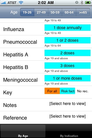 STAT Adult Immunization free app screenshot 2