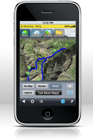 BACKPACKER GPS Trails Lite free app screenshot 4