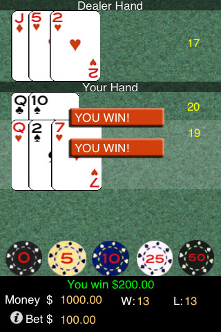Simple Blackjack