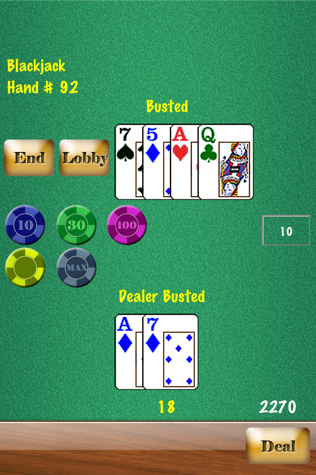 Headsup Poker Free (Hold'em, Blackjack, Omaha) free app screenshot 2