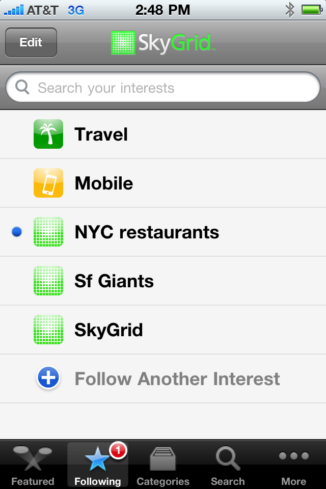 SkyGrid free app screenshot 1