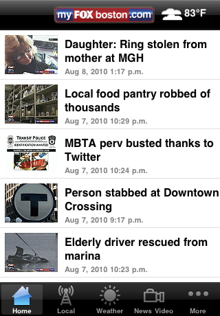 MyFoxBoston FOX 25 News free app screenshot 2