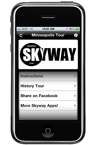 Minneapolis Skyway Tour free app screenshot 1