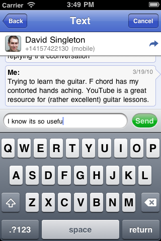 Google Voice free app screenshot 4