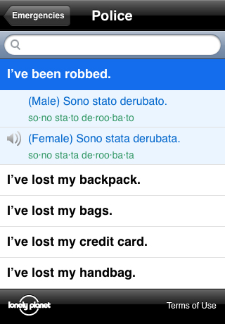 Lonely Planet Italian Phrasebook