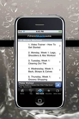 Fitness Muscle free app screenshot 2