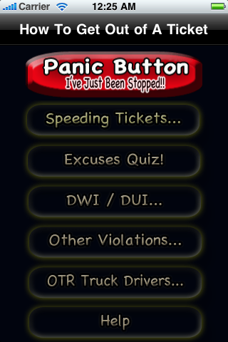 No Traffic Tickets (How to Get Out of a Traffic Ticket!) free app screenshot 1