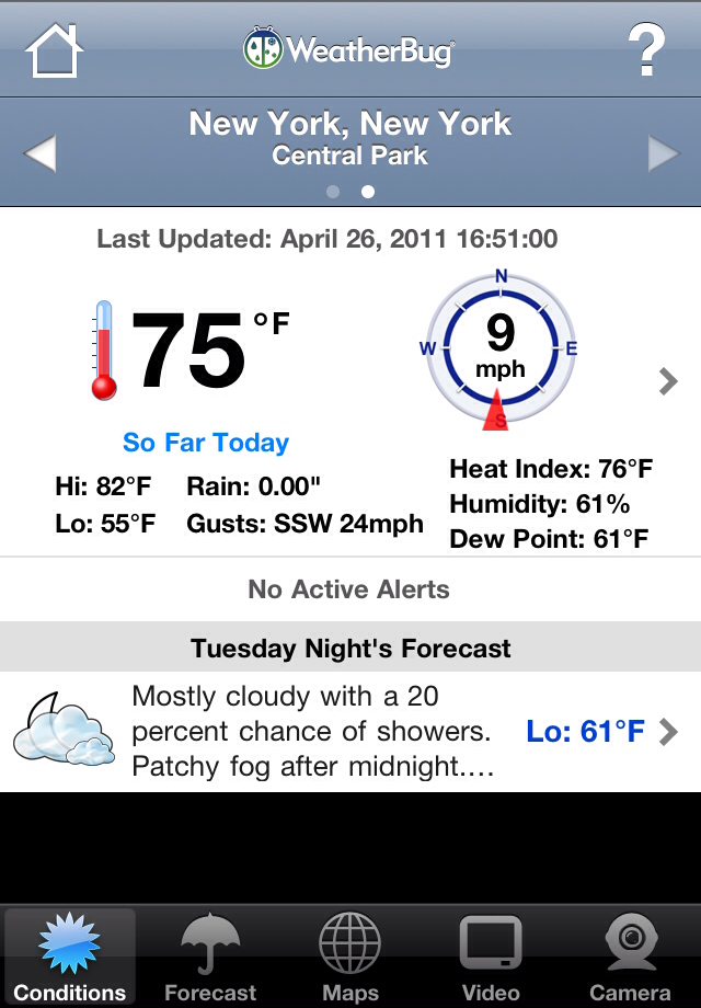 WeatherBug free app screenshot 1