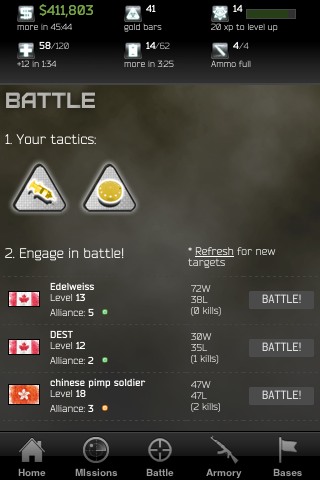Forces of War free app screenshot 3
