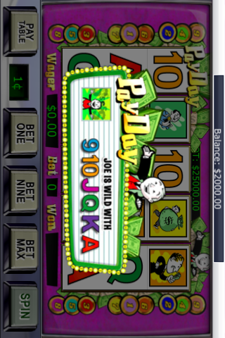 PayDay Slot free app screenshot 1