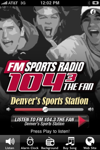 FM Sports Radio 1043 The Fan free app screenshot 1