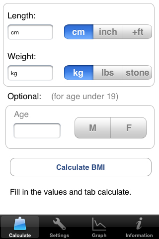 BMI Calculator free app screenshot 1