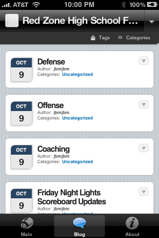 Red Zone (High School Football) free app screenshot 4