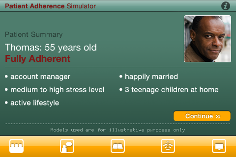Patient Adherence Simulator free app screenshot 2