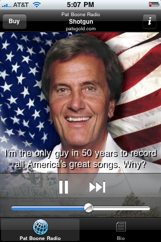 Pat Boone Radio free app screenshot 3