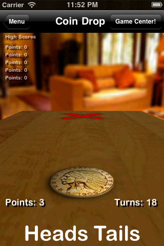 Heads Tails (Best Coin Flipping and Tossing Ever) free app screenshot 3