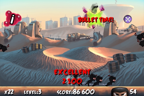 Free Zombie Hero - Kill Angry War Ninja free app screenshot 1