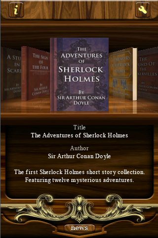 Sherlock Holmes - 3D Classic Literature free app screenshot 1